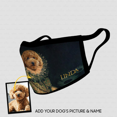 Personalized Dog Gift Idea - Royal Dog's Portrait 73 For Dog Lovers - Cloth Mask